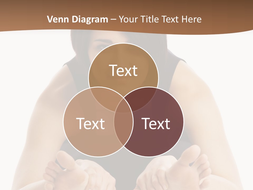 A Woman Laying On The Ground With Her Feet Up PowerPoint Template