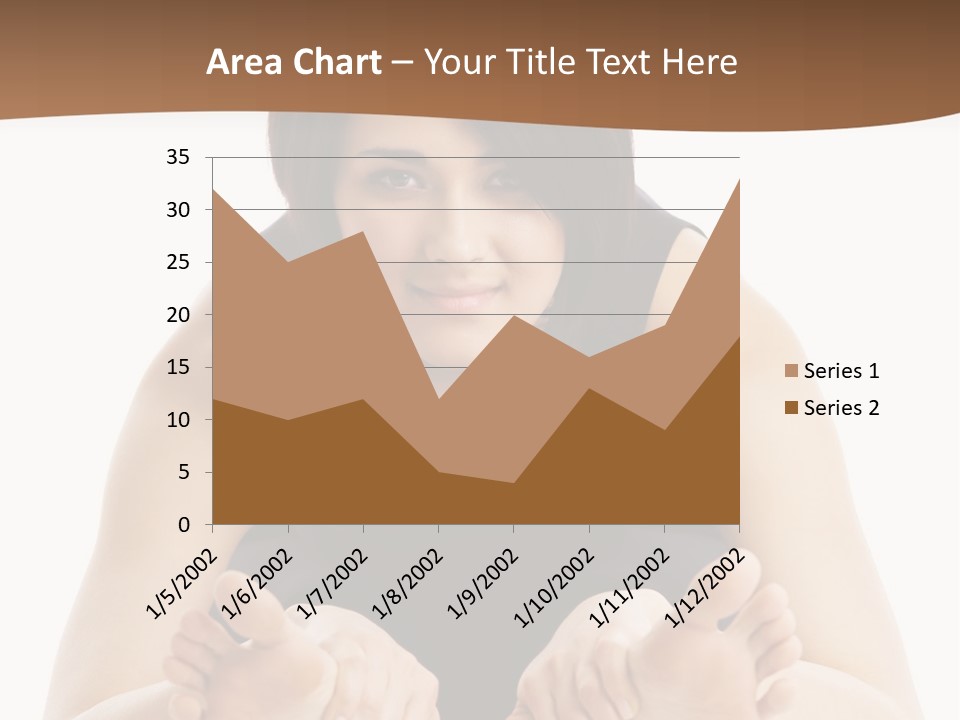 A Woman Laying On The Ground With Her Feet Up PowerPoint Template