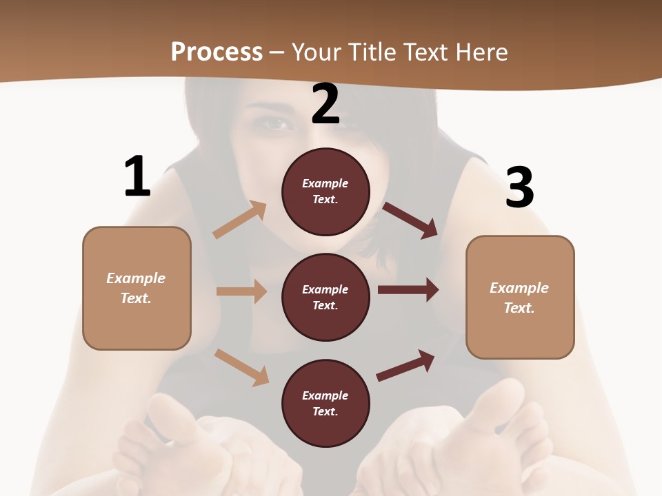 A Woman Laying On The Ground With Her Feet Up PowerPoint Template