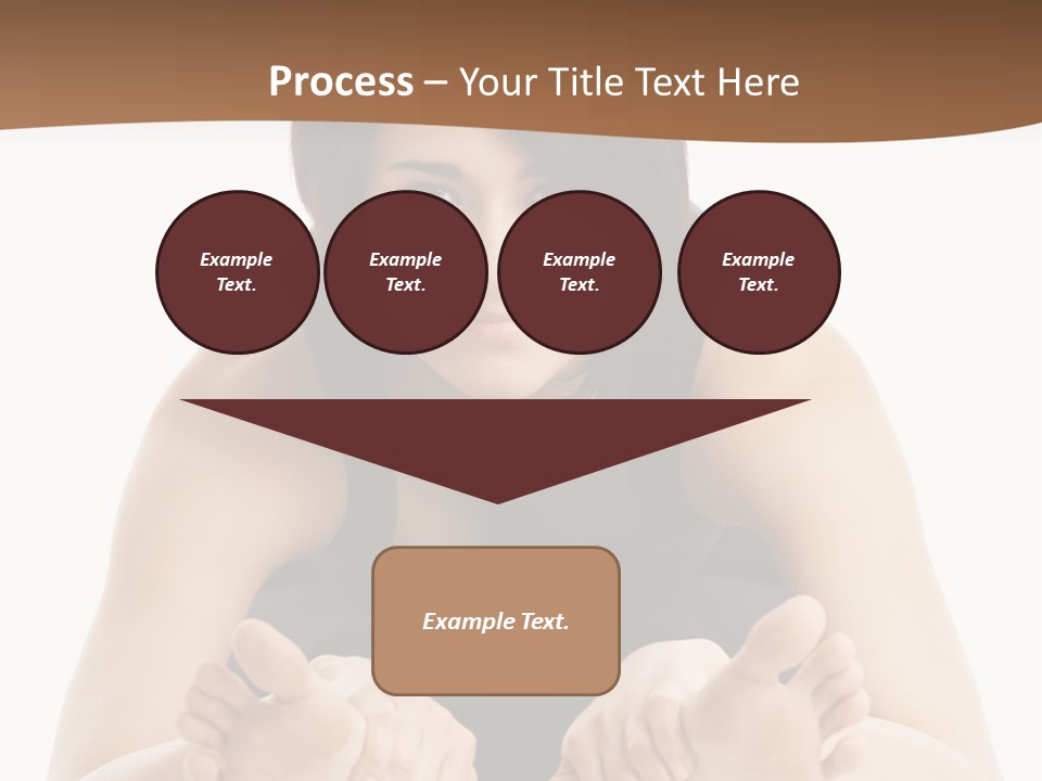 A Woman Laying On The Ground With Her Feet Up PowerPoint Template