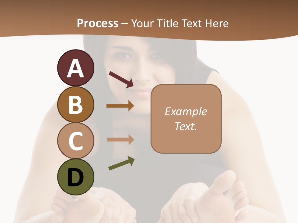 A Woman Laying On The Ground With Her Feet Up PowerPoint Template