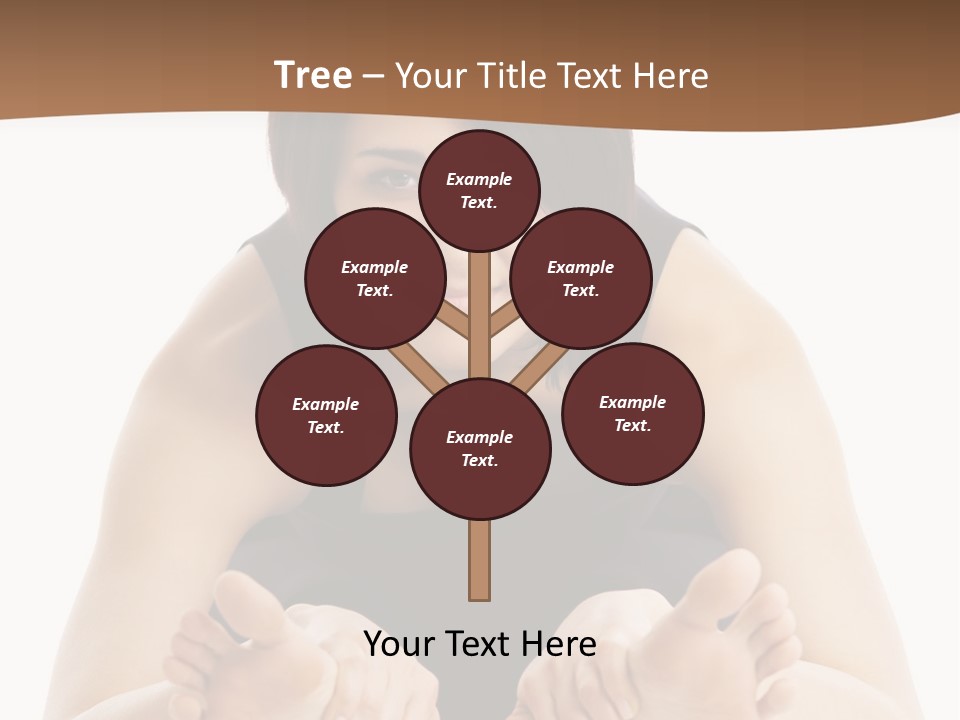 A Woman Laying On The Ground With Her Feet Up PowerPoint Template