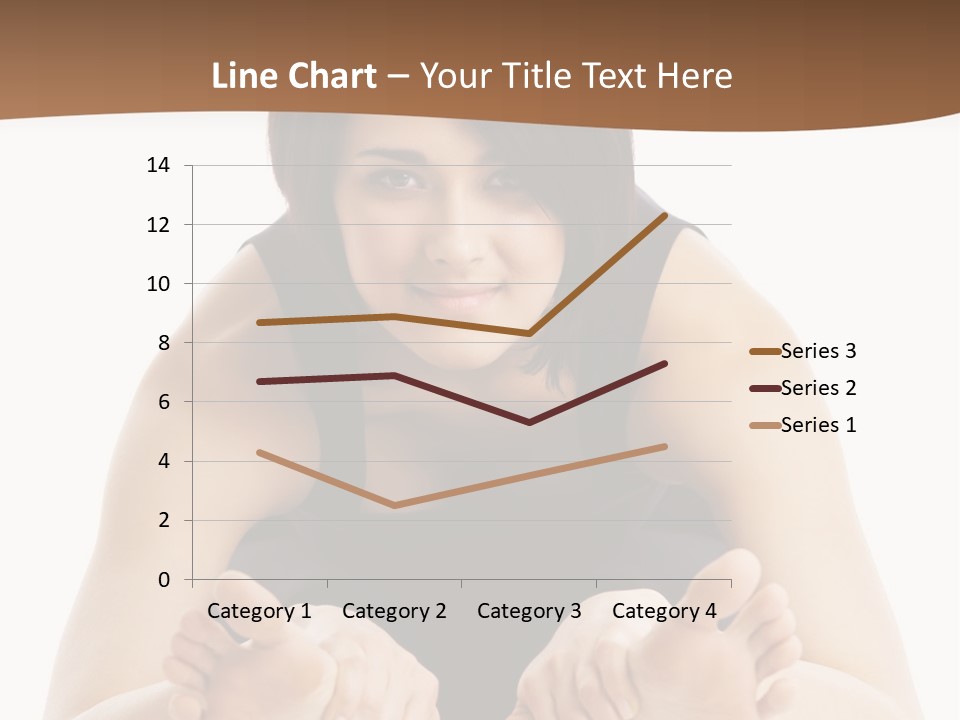 A Woman Laying On The Ground With Her Feet Up PowerPoint Template