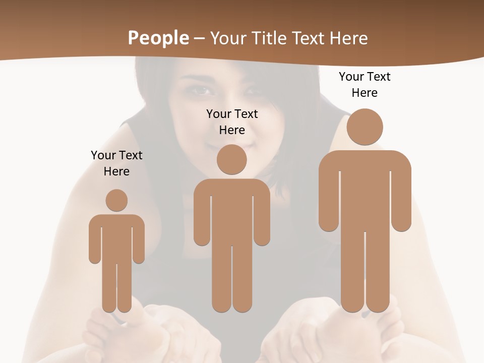 A Woman Laying On The Ground With Her Feet Up PowerPoint Template