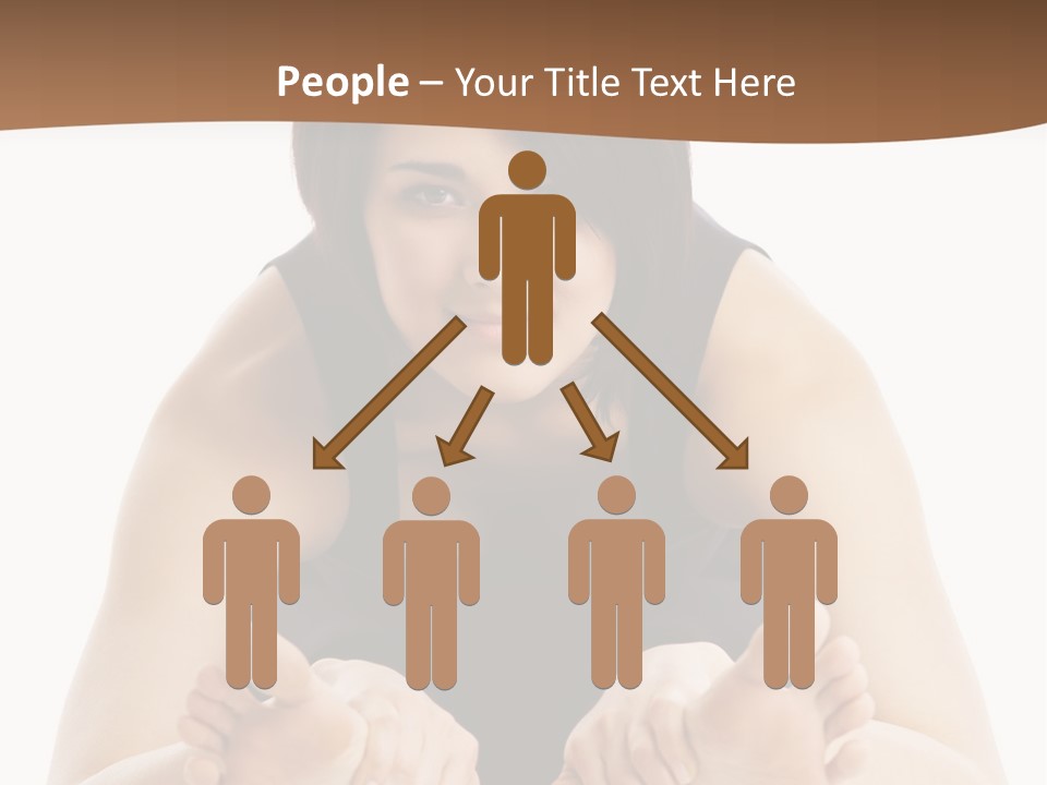 A Woman Laying On The Ground With Her Feet Up PowerPoint Template