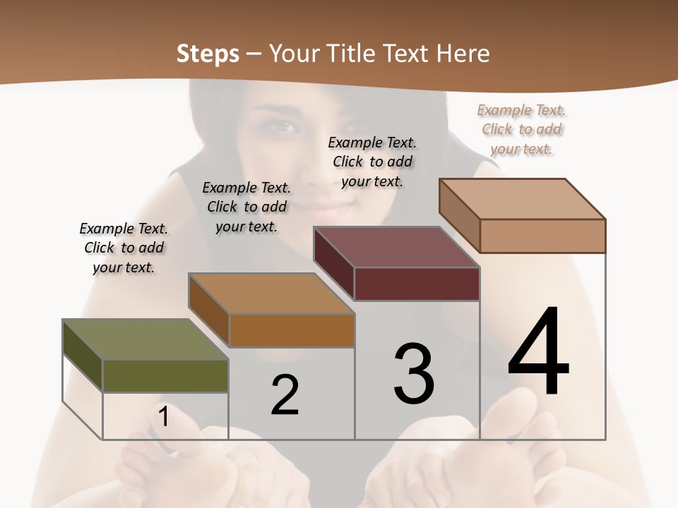 A Woman Laying On The Ground With Her Feet Up PowerPoint Template