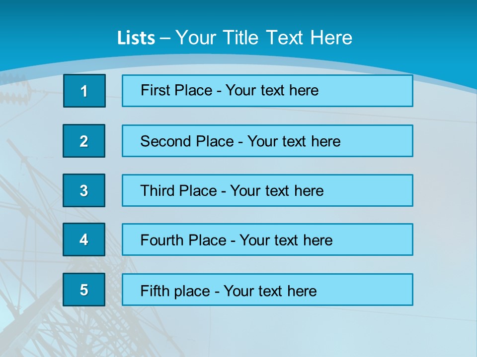 A Power Line With The Moon In The Background PowerPoint Template