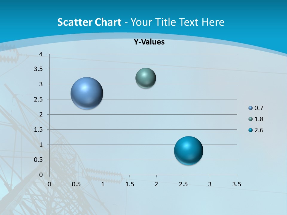 A Power Line With The Moon In The Background PowerPoint Template