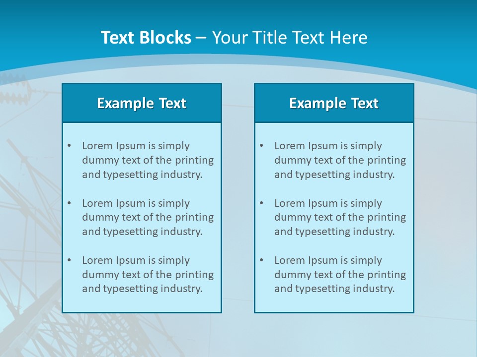 A Power Line With The Moon In The Background PowerPoint Template