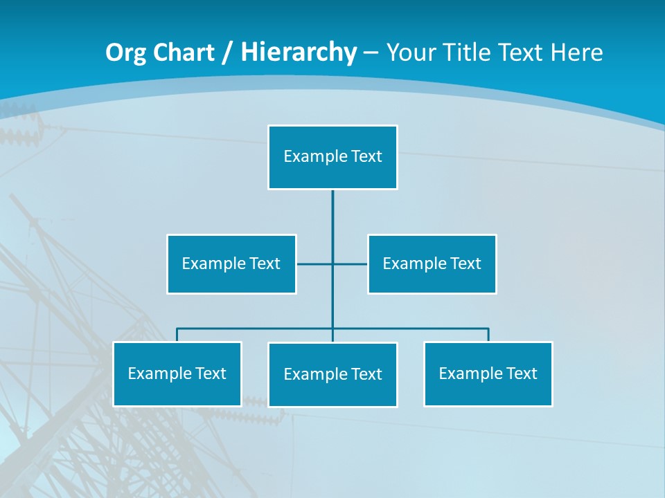 A Power Line With The Moon In The Background PowerPoint Template