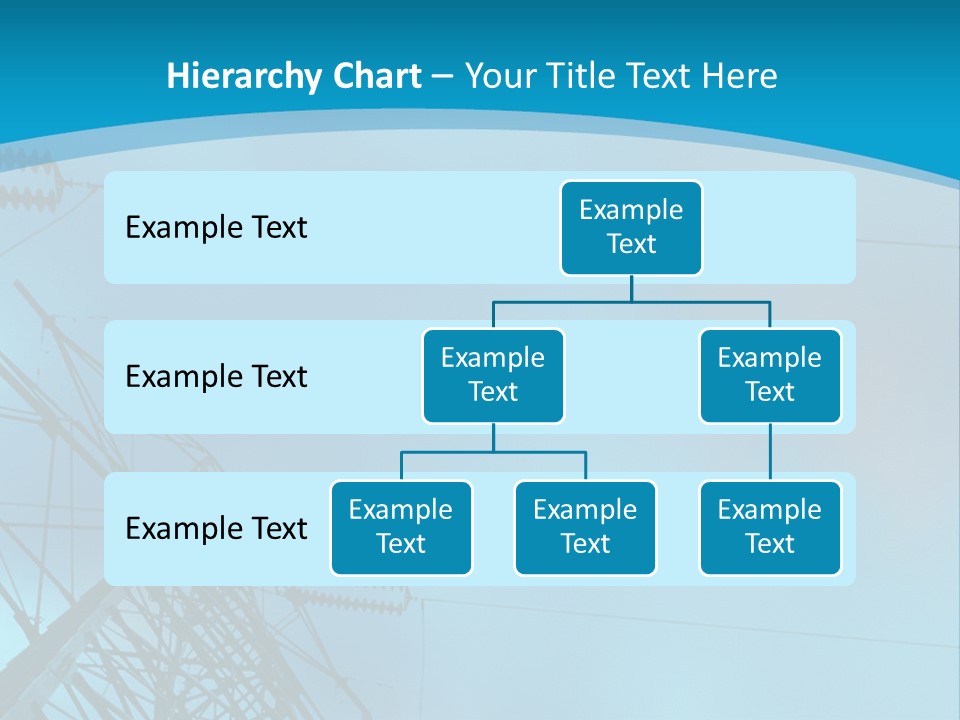 A Power Line With The Moon In The Background PowerPoint Template