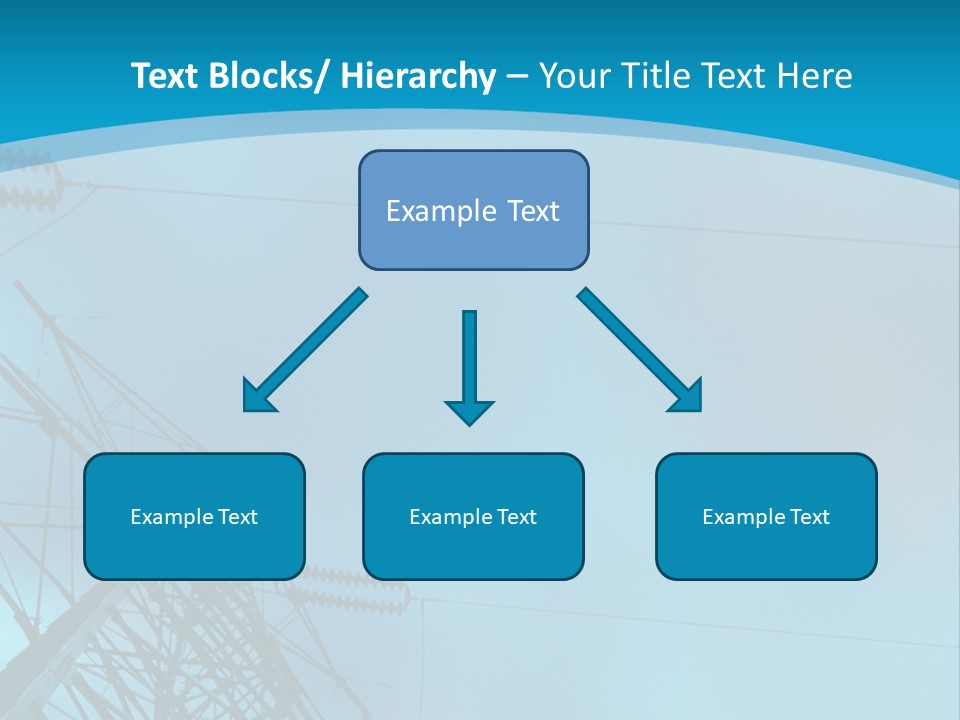 A Power Line With The Moon In The Background PowerPoint Template