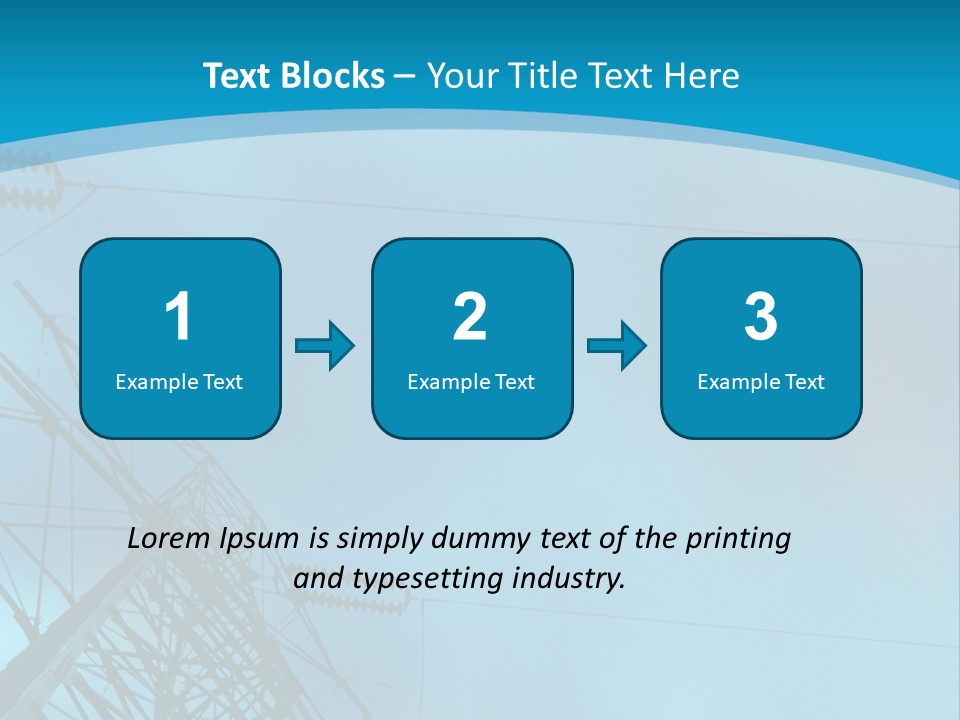 A Power Line With The Moon In The Background PowerPoint Template