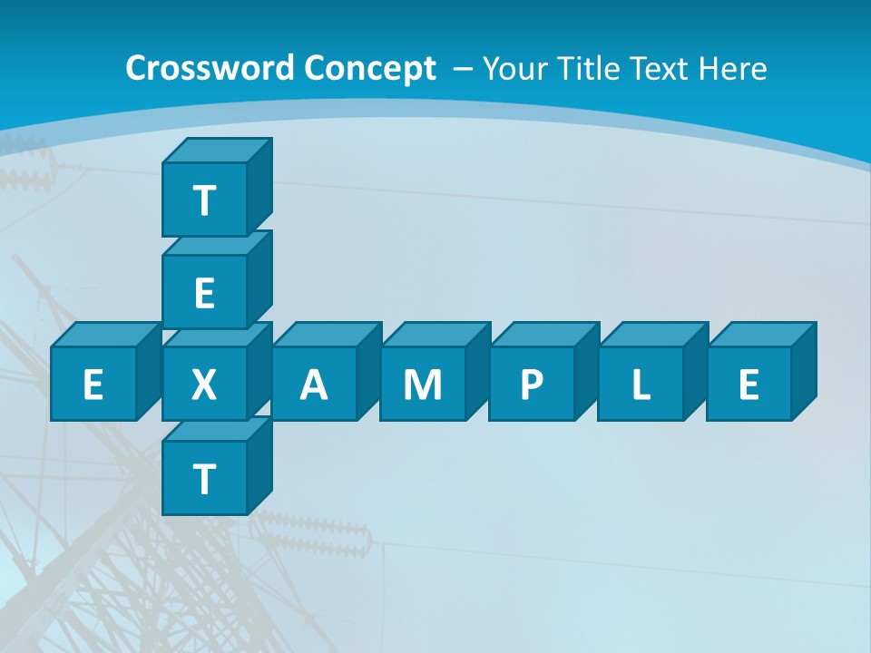 A Power Line With The Moon In The Background PowerPoint Template