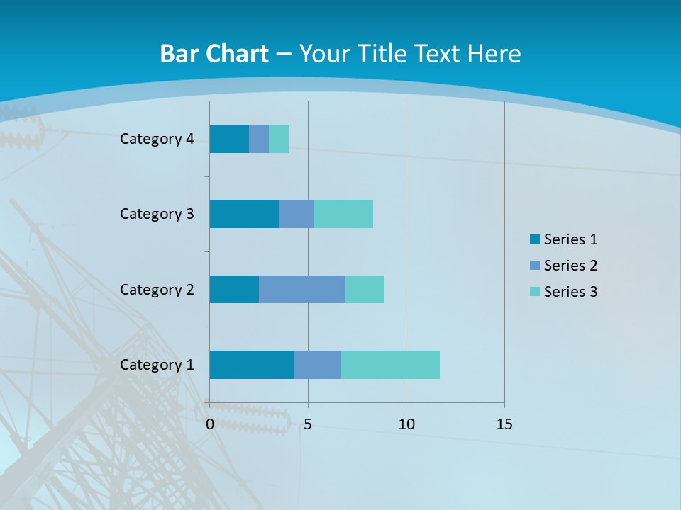 A Power Line With The Moon In The Background PowerPoint Template