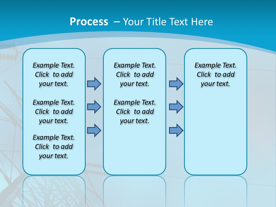 A Power Line With The Moon In The Background PowerPoint Template