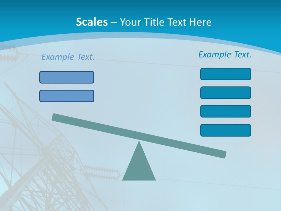 A Power Line With The Moon In The Background PowerPoint Template