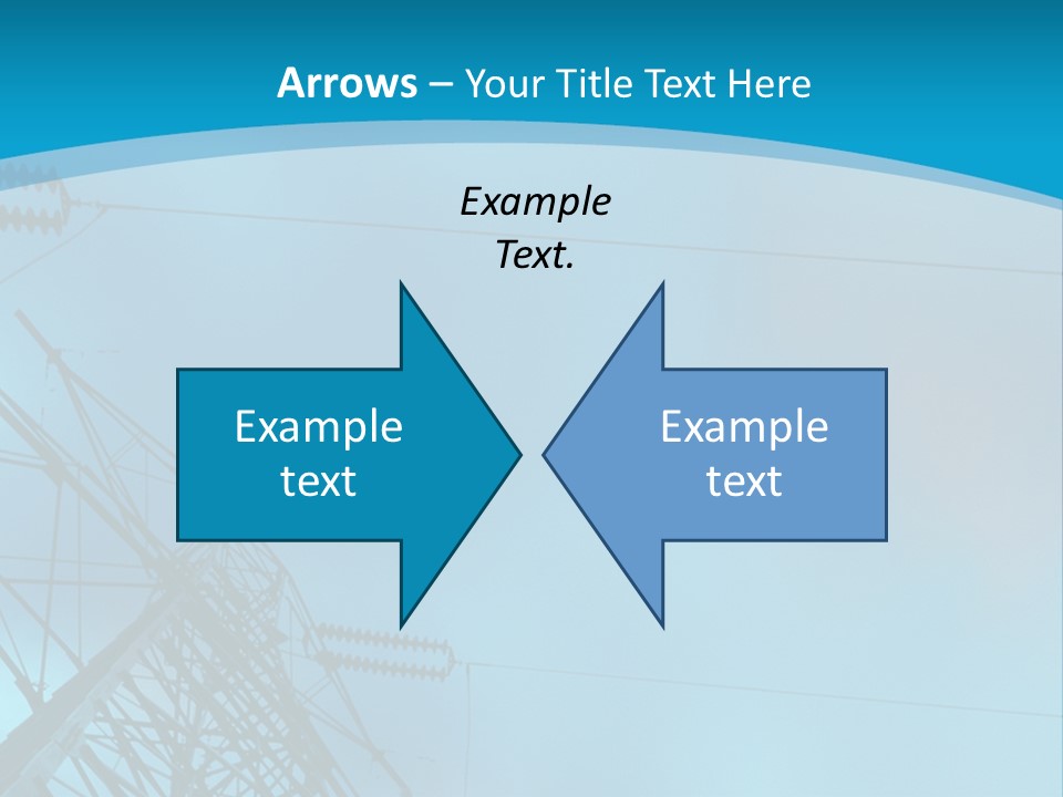 A Power Line With The Moon In The Background PowerPoint Template