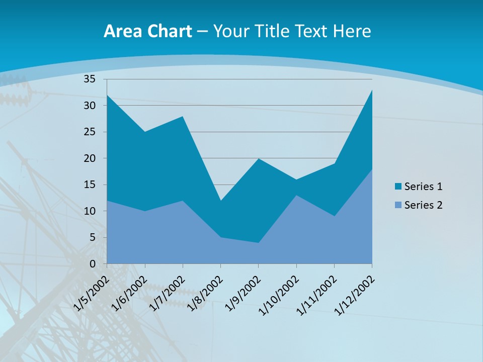 A Power Line With The Moon In The Background PowerPoint Template