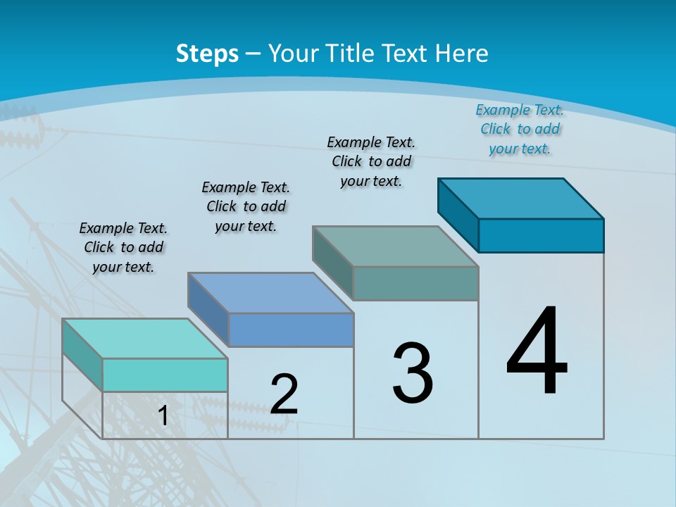 A Power Line With The Moon In The Background PowerPoint Template