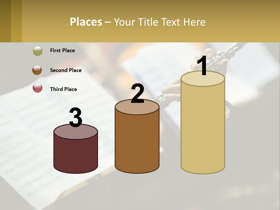 A Person Holding A Flute In Their Hands PowerPoint Template