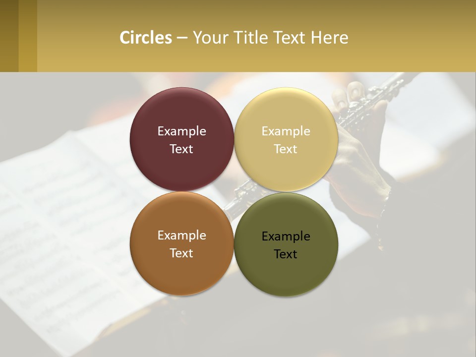 A Person Holding A Flute In Their Hands PowerPoint Template