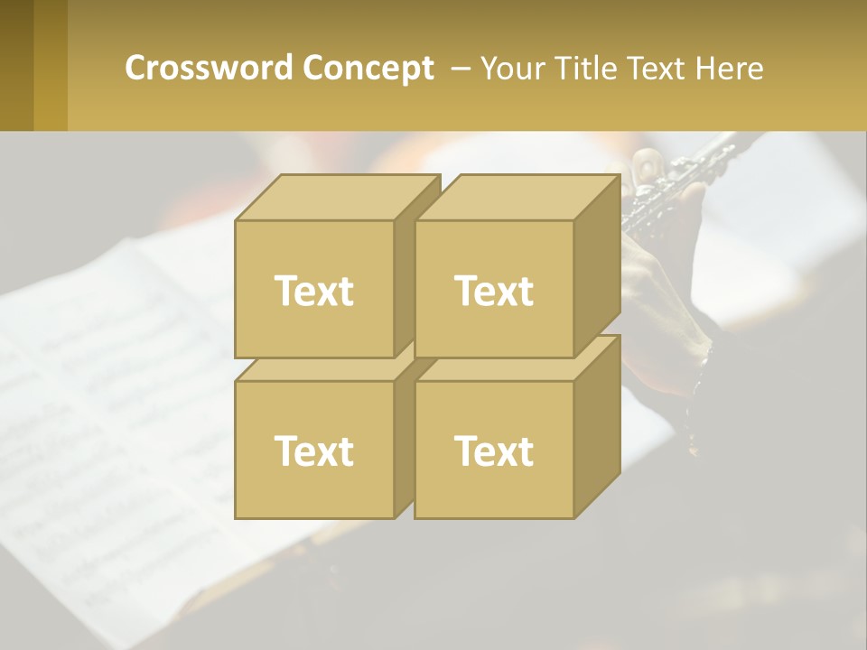 A Person Holding A Flute In Their Hands PowerPoint Template