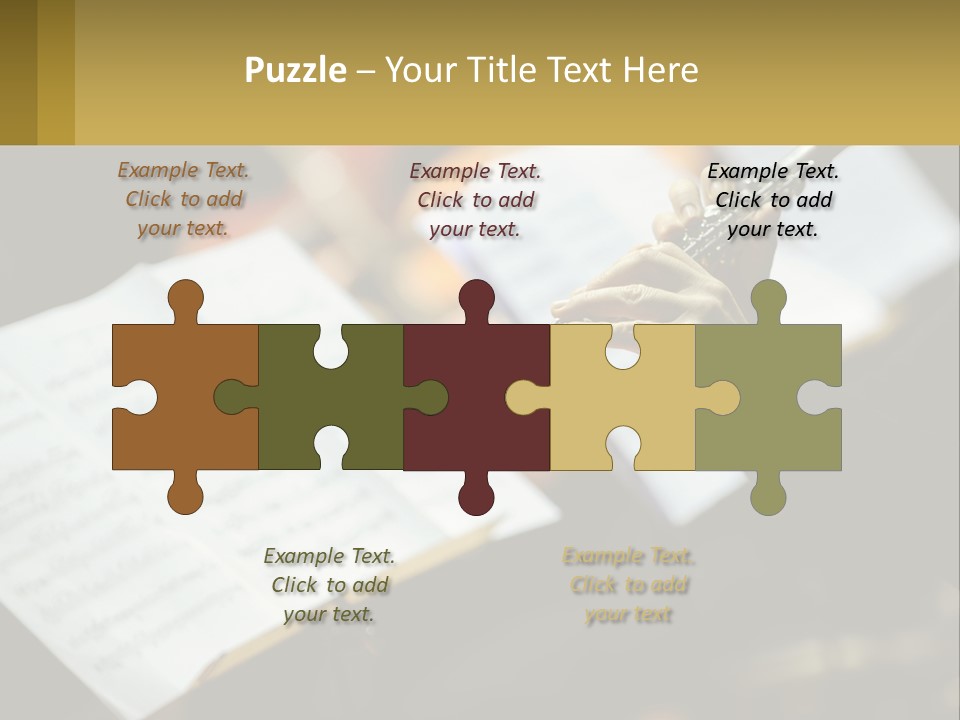 A Person Holding A Flute In Their Hands PowerPoint Template