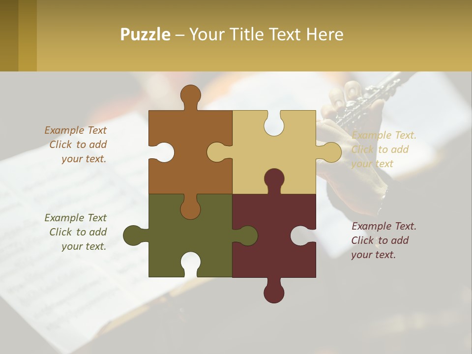 A Person Holding A Flute In Their Hands PowerPoint Template