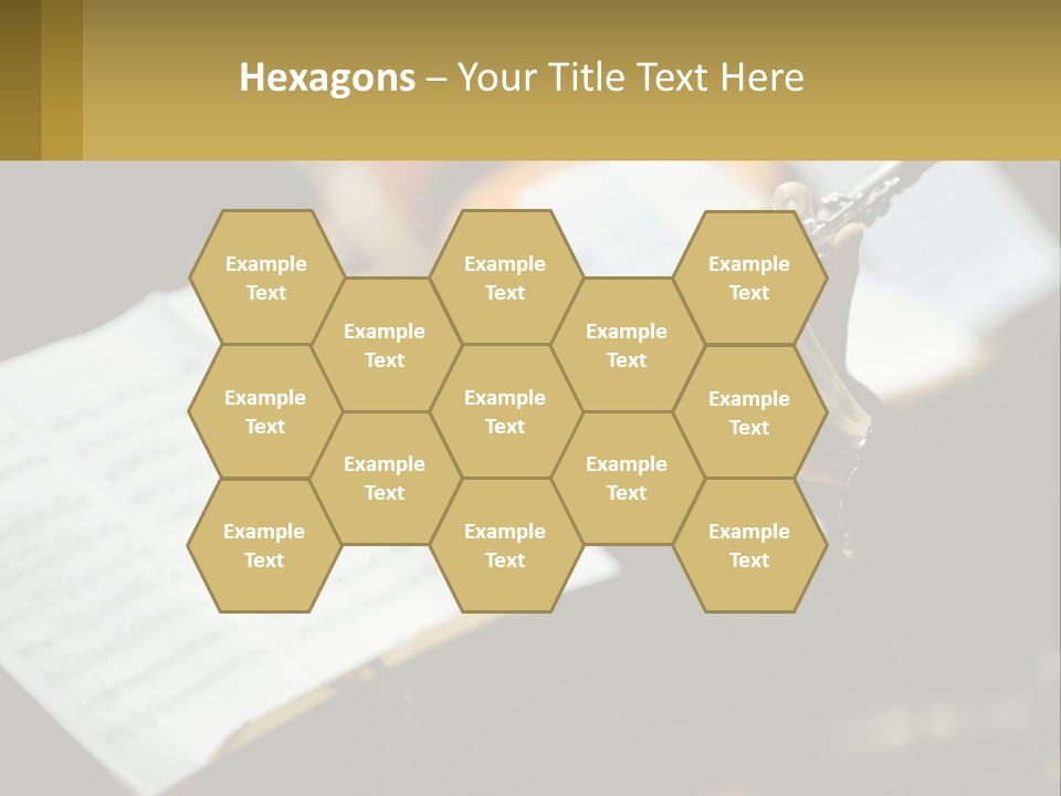 A Person Holding A Flute In Their Hands PowerPoint Template