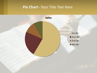 A Person Holding A Flute In Their Hands PowerPoint Template