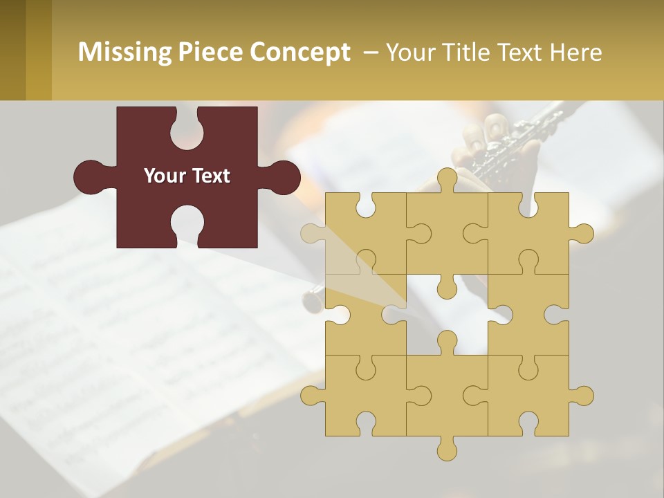 A Person Holding A Flute In Their Hands PowerPoint Template