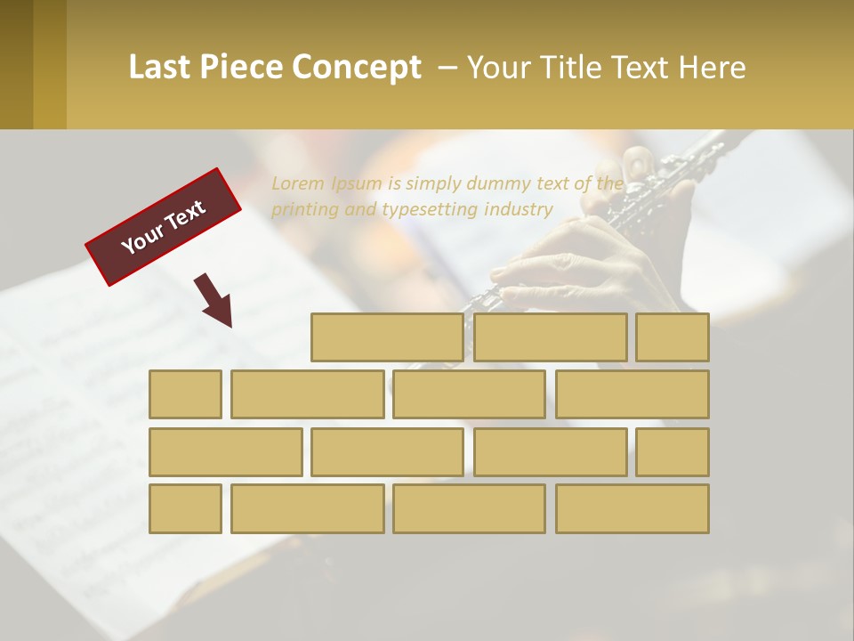 A Person Holding A Flute In Their Hands PowerPoint Template