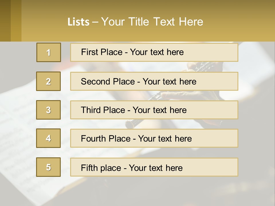 A Person Holding A Flute In Their Hands PowerPoint Template