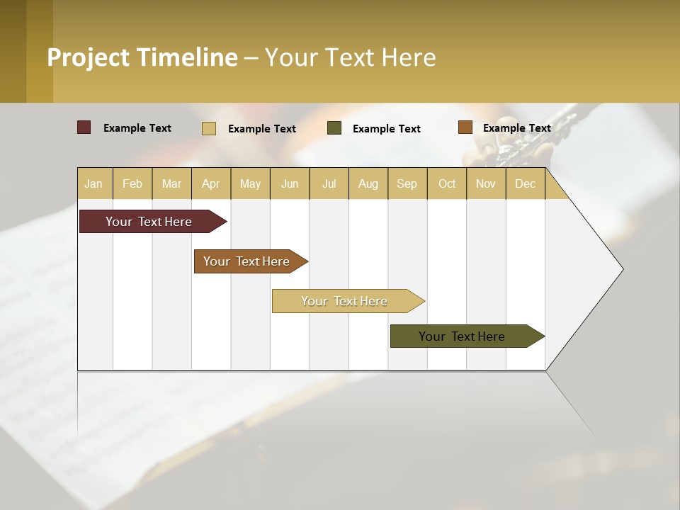 A Person Holding A Flute In Their Hands PowerPoint Template