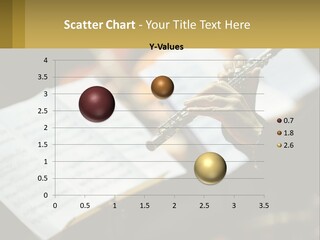 A Person Holding A Flute In Their Hands PowerPoint Template