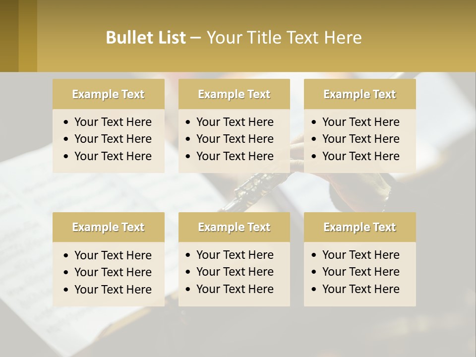 A Person Holding A Flute In Their Hands PowerPoint Template