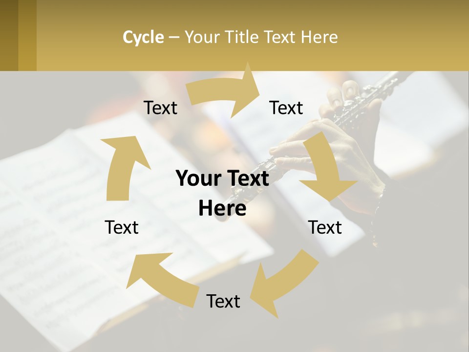 A Person Holding A Flute In Their Hands PowerPoint Template