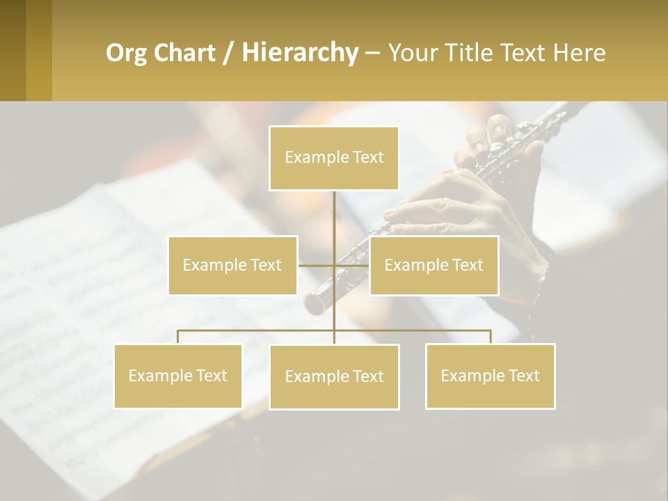 A Person Holding A Flute In Their Hands PowerPoint Template