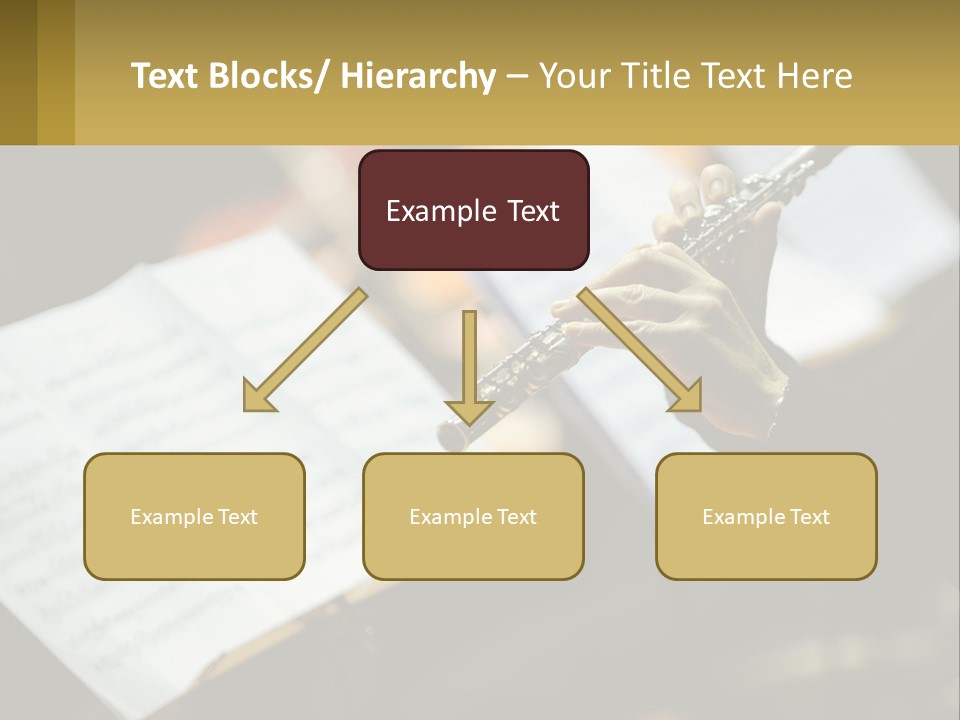 A Person Holding A Flute In Their Hands PowerPoint Template