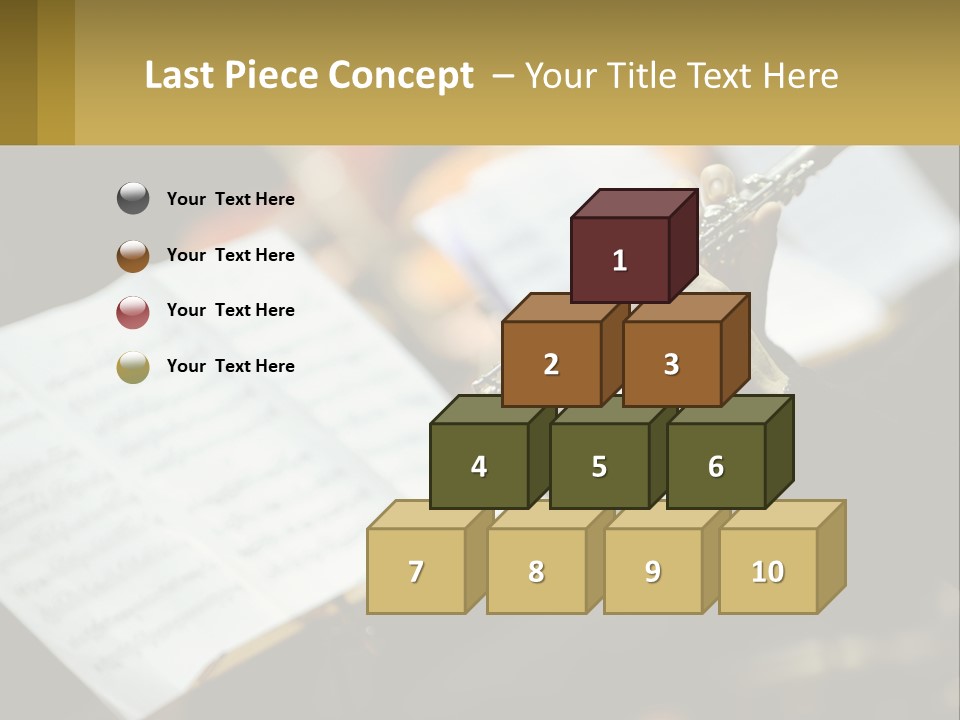 A Person Holding A Flute In Their Hands PowerPoint Template