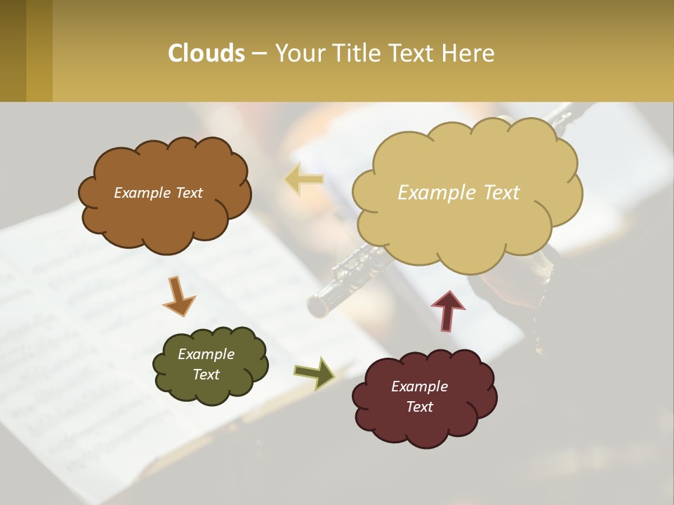 A Person Holding A Flute In Their Hands PowerPoint Template
