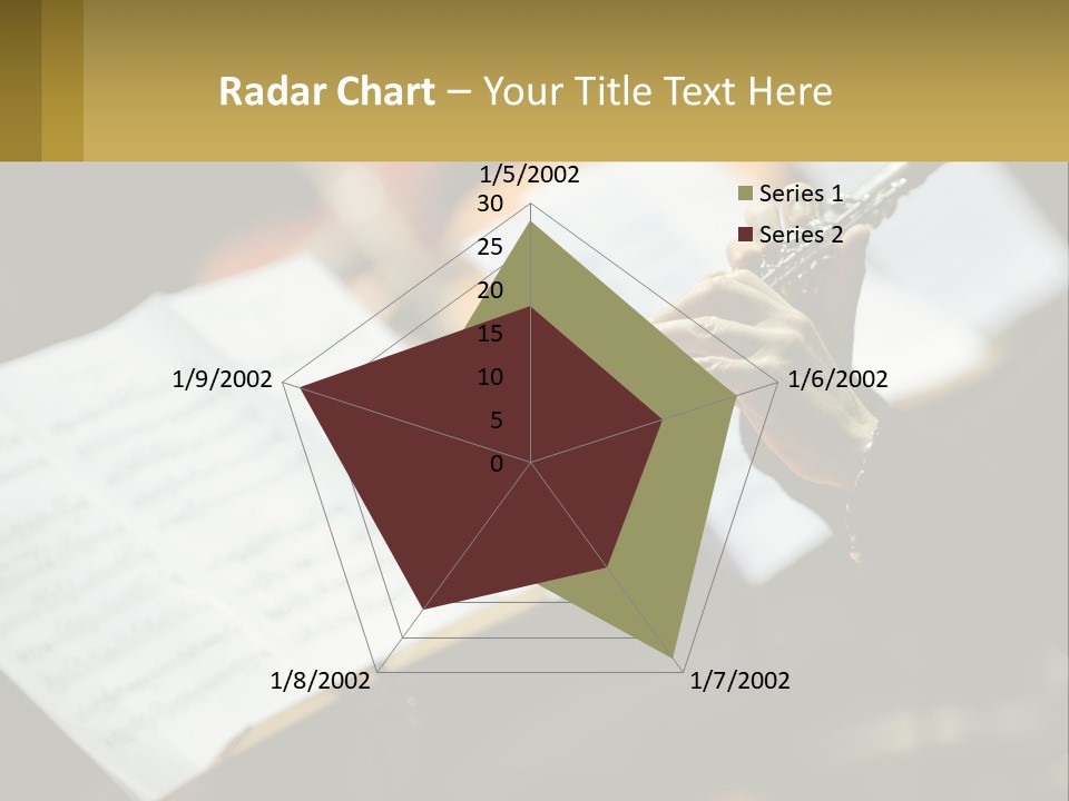 A Person Holding A Flute In Their Hands PowerPoint Template
