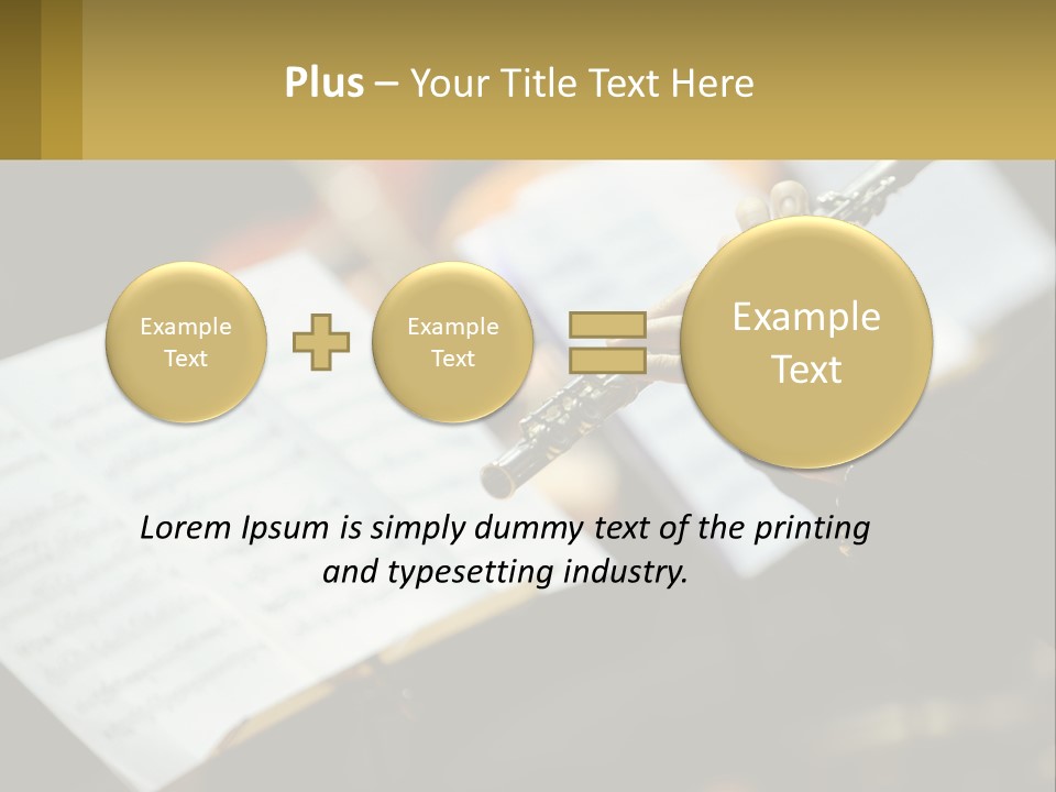 A Person Holding A Flute In Their Hands PowerPoint Template