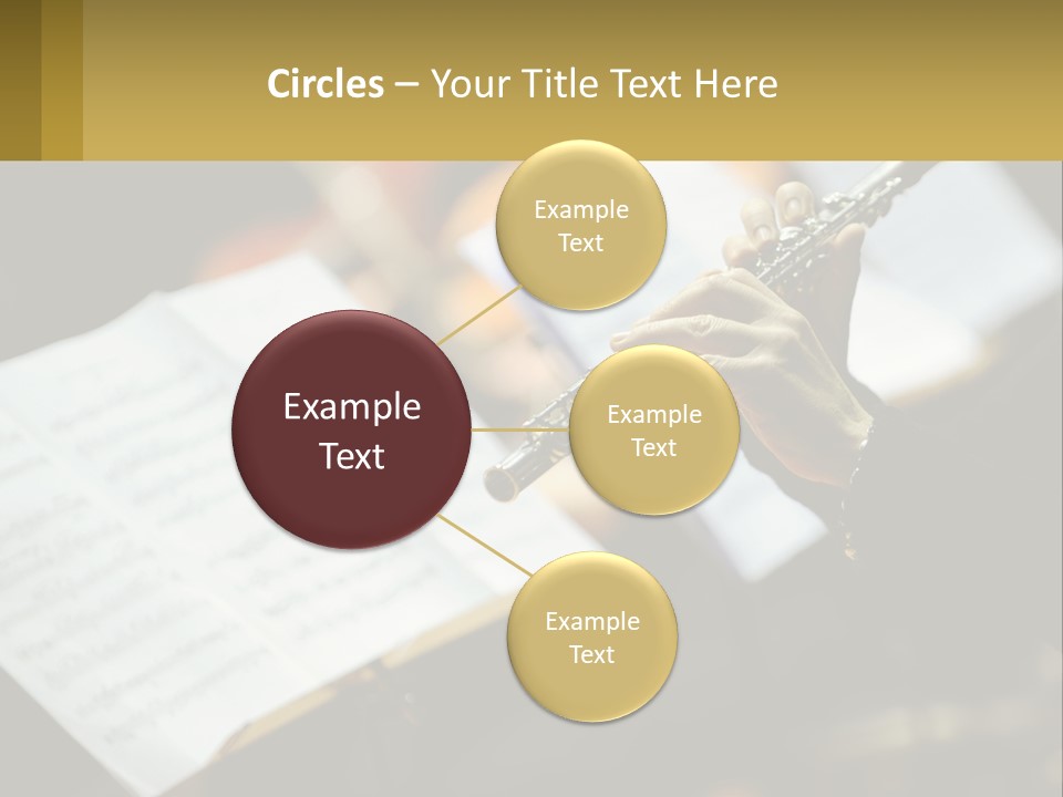 A Person Holding A Flute In Their Hands PowerPoint Template