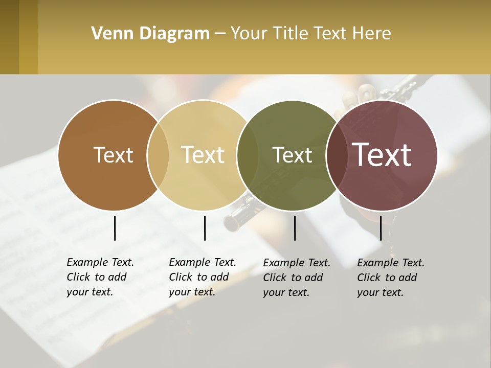 A Person Holding A Flute In Their Hands PowerPoint Template