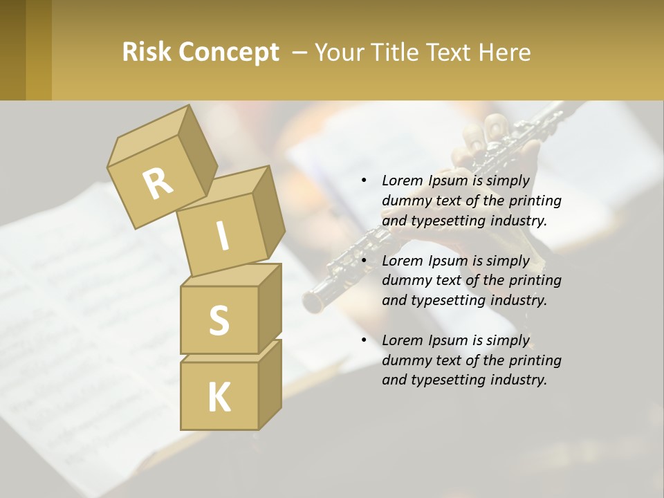 A Person Holding A Flute In Their Hands PowerPoint Template