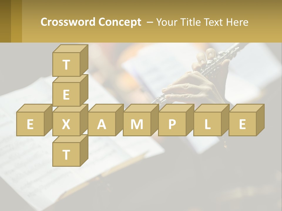 A Person Holding A Flute In Their Hands PowerPoint Template