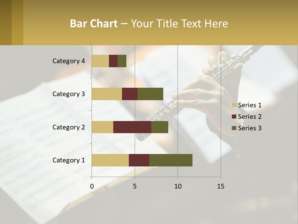 A Person Holding A Flute In Their Hands PowerPoint Template
