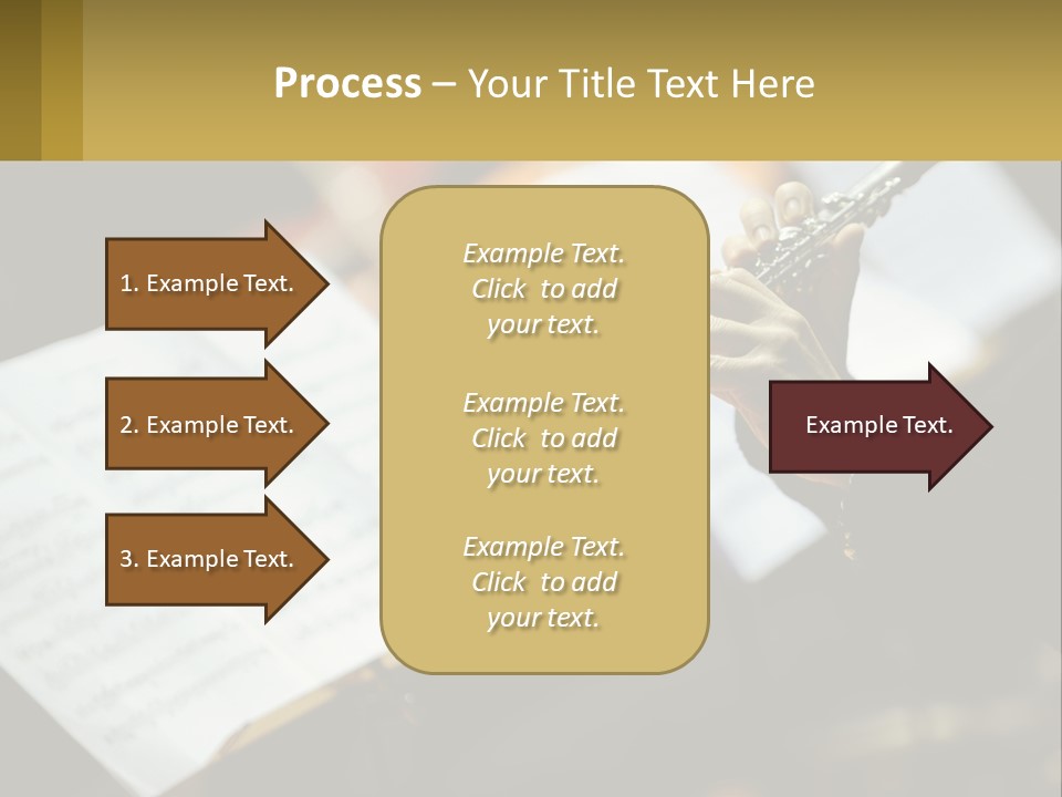 A Person Holding A Flute In Their Hands PowerPoint Template